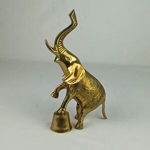 Solid Brass Elephant.